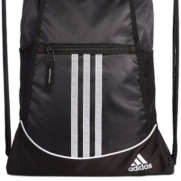 Adidas Sack Back Pack Black & White New with Tag - Picture 5 of 7